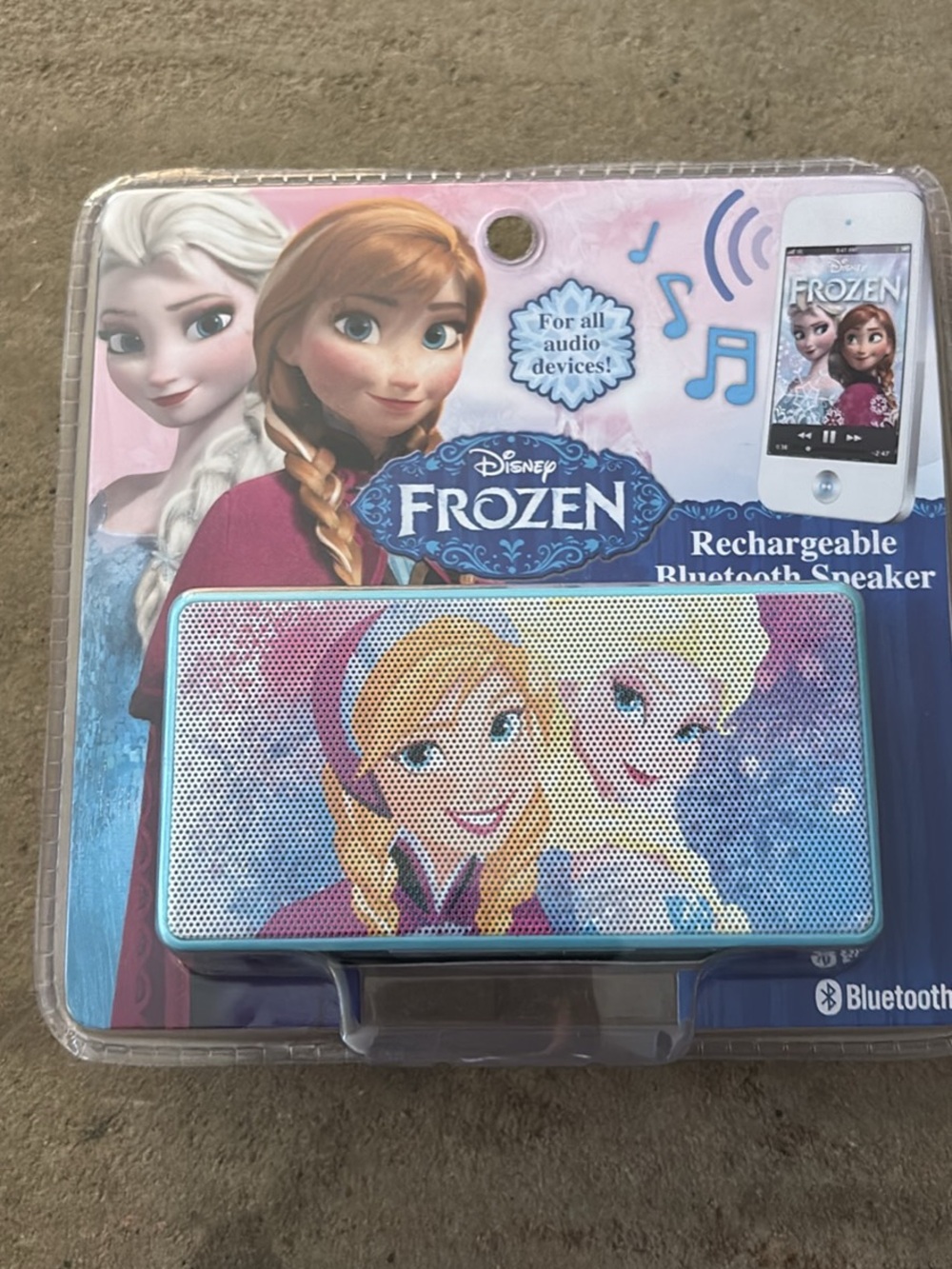 Disney Frozen Bluetooth Speaker Rechargeable Portable Kids Children (B-1)